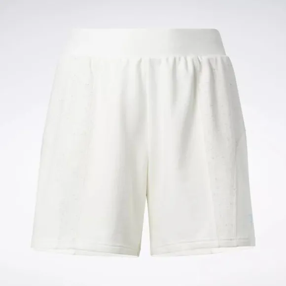 Plus Size (1x-4x) | Shorts^Reebok Classics Varsity High-Rise Rib Shorts (Plus Size) Chalk