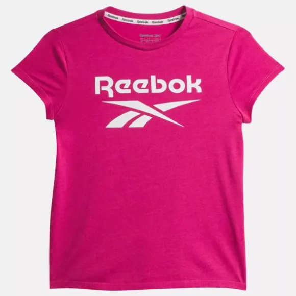 Big Kids' Clothing (sizes 7-xl) | Big Kids' Shoes (sizes 3.5-7)^Reebok ID Big Logo Tee - Big Kids SemiProudPink