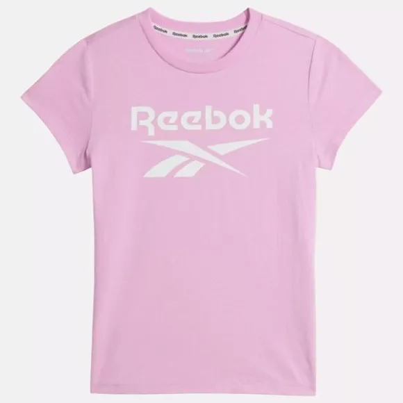 Big Kids' Clothing (sizes 7-xl) | Big Kids' Shoes (sizes 3.5-7)^Reebok ID Big Logo Tee - Big Kids JasminePink