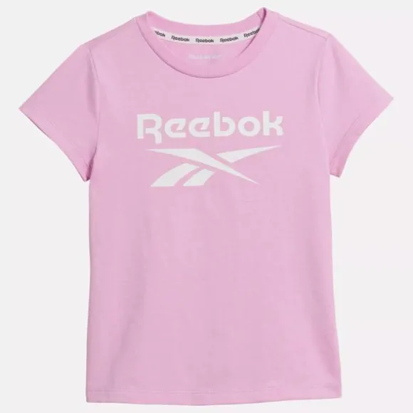 Little Kids' Clothing (sizes 4-6x) | Little Kids' Shoes (sizes 10.5k-3)^Reebok ID Big Logo Tee - Little Kids JasminePink