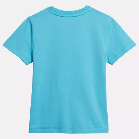 Little Kids' Clothing (sizes 4-7) | Little Kids' Shoes (sizes 10.5k-3)^Reebok ID Big Logo Tee - Little Kids BoldCyan