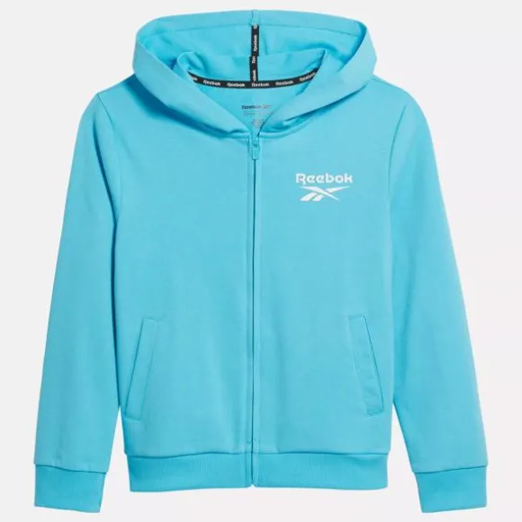 Big Kids' Clothing (sizes 8-xl) | Big Kids' Shoes (sizes 3.5-7)^Reebok ID Zip-Up Hoodie - Big Kids BoldCyan