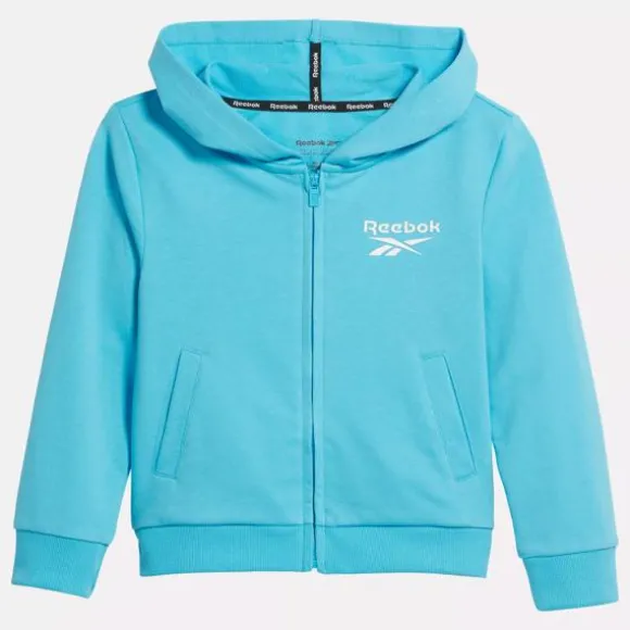 Little Kids' Clothing (sizes 4-7) | Little Kids' Shoes (sizes 10.5k-3)^Reebok ID Zip-Up Hoodie - Little Kids BoldCyan