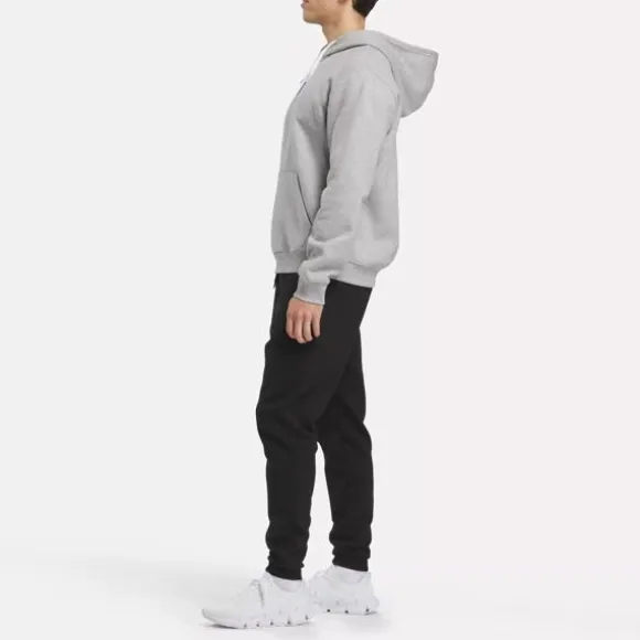 Hoodies & Sweatshirts^Reebok Identity Badge Hoodie MediumGreyHeather