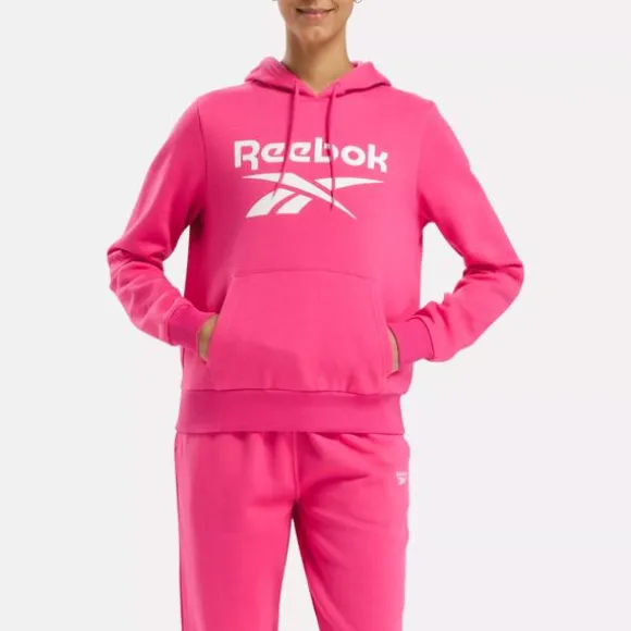 Hoodies & Sweatshirts^Reebok Identity Big Logo Fleece Hoodie BoldPink