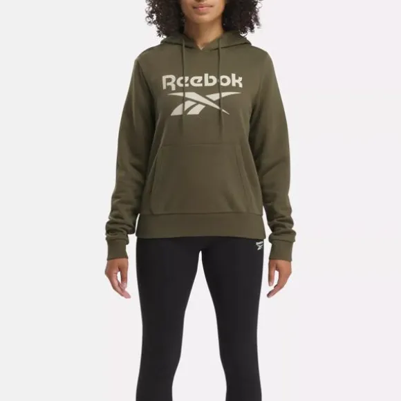 Hoodies & Sweatshirts^Reebok Identity Big Logo Fleece Hoodie ArmyGreen