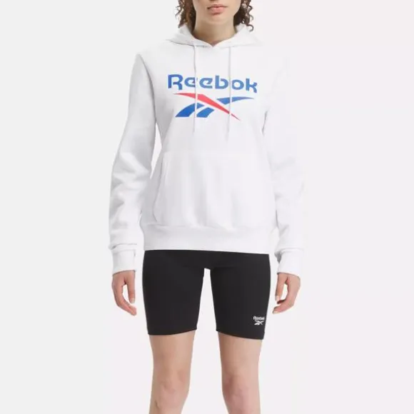 Hoodies & Sweatshirts^Reebok Identity Big Logo Fleece Hoodie White