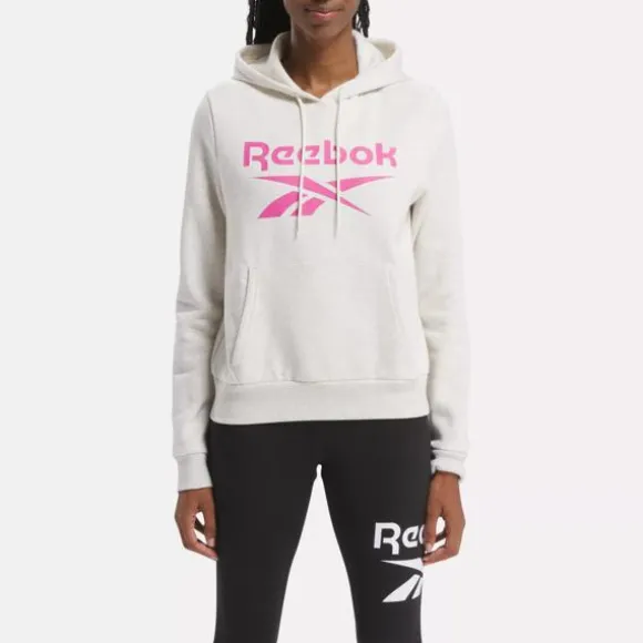 Hoodies & Sweatshirts^Reebok Identity Big Logo Fleece Hoodie Chalk