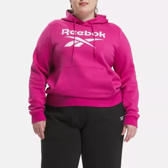 Plus Size (1x-4x) | Hoodies & Sweatshirts^Reebok Identity Big Logo Fleece Hoodie (Plus Size) SemiProudPink