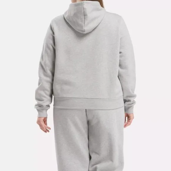 Plus Size (1x-4x) | Hoodies & Sweatshirts^Reebok Identity Big Logo Fleece Hoodie (Plus Size) MediumGreyHeather