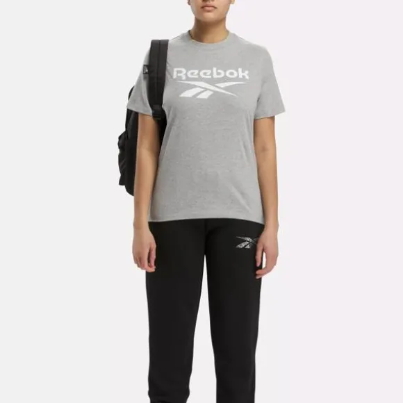 Tops & T-shirts^Reebok Identity Big Logo T-Shirt MediumGreyHeather