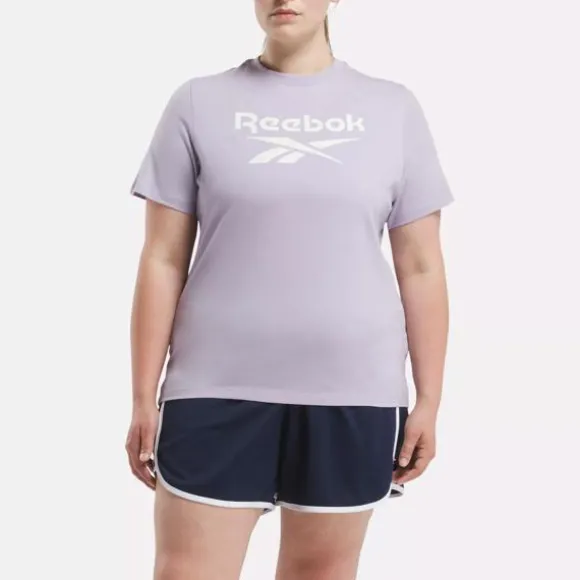 Plus Size (1x-4x) | Tops & T-shirts^Reebok Identity Big Logo T-Shirt (Plus Size) DUSKPURPLE