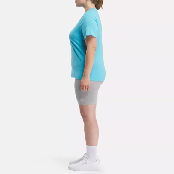 Plus Size (1x-4x) | Tops & T-shirts^Reebok Identity Big Logo T-Shirt (Plus Size) BoldCyan