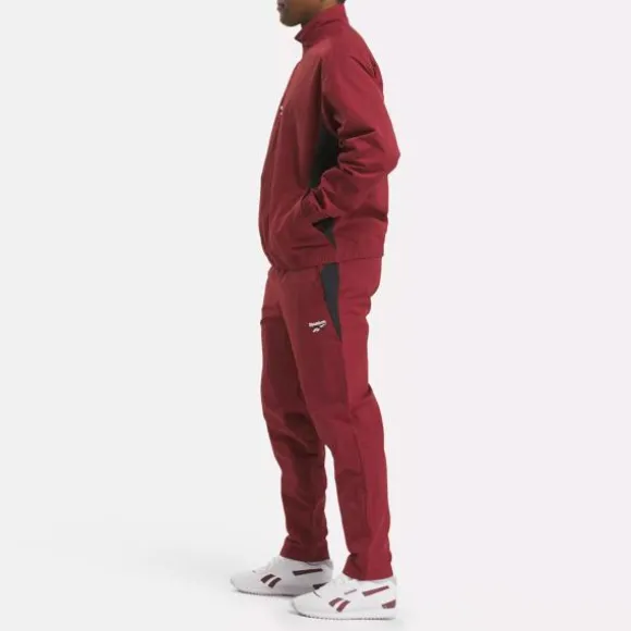 Hoodies & Sweatshirts^Reebok Identity Cross Check Woven Top RichMaroon