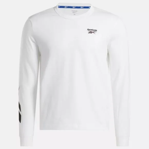 reebok_identity_crosscheck_long_sleeve_tshirt_3-1.webp Tops & T-shirts^Reebok Identity Crosscheck Long Sleeve T-Shirt White