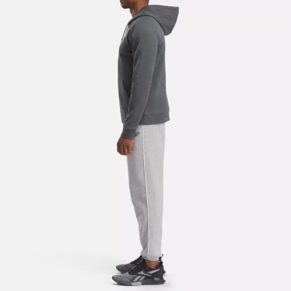 Hoodies & Sweatshirts^Reebok Identity Fleece Full-Zip Hoodie DarkGreyHeather