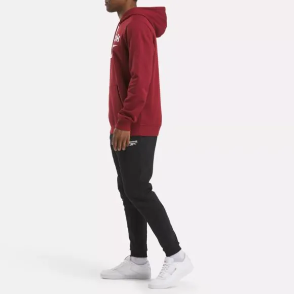 Hoodies & Sweatshirts^Reebok Identity Fleece Stacked Logo Pullover Hoodie RichMaroon