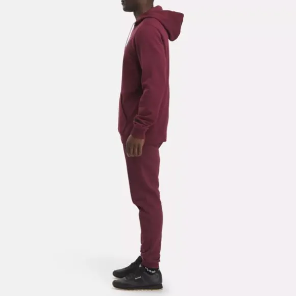 Hoodies & Sweatshirts^Reebok Identity Fleece Stacked Logo Pullover Hoodie ClassicMaroon