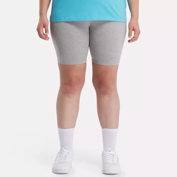 Plus Size (1x-4x) | Shorts^Reebok Identity Small Logo Bike Shorts (Plus Size) MediumGreyHeather