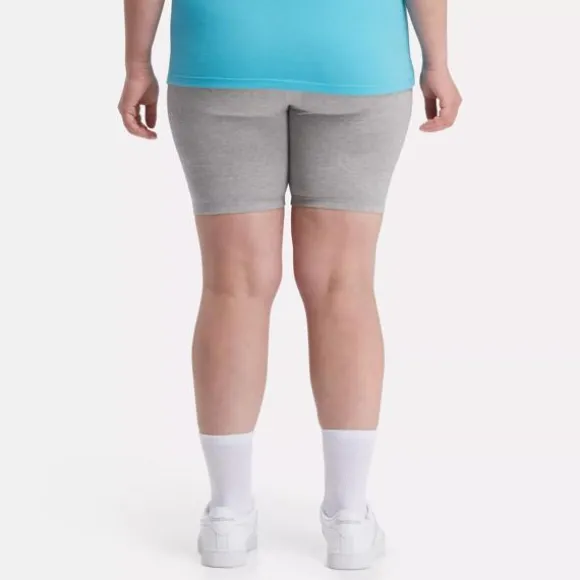 Plus Size (1x-4x) | Shorts^Reebok Identity Small Logo Bike Shorts (Plus Size) MediumGreyHeather