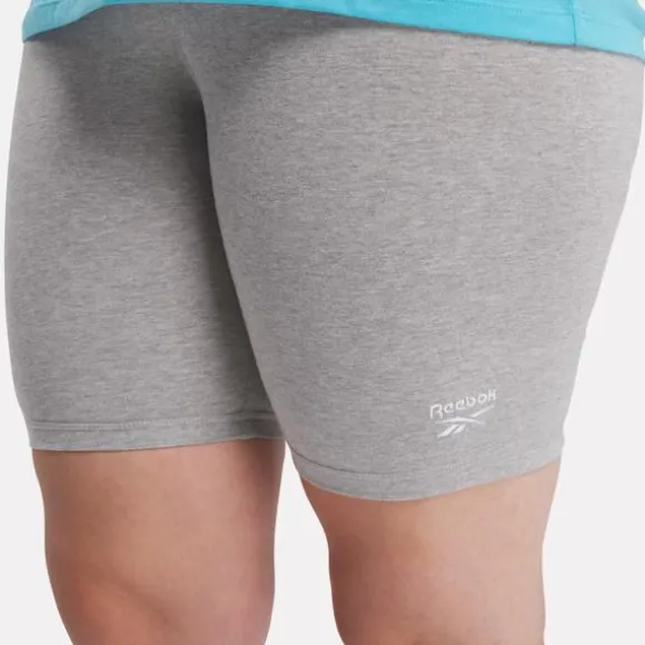Plus Size (1x-4x) | Shorts^Reebok Identity Small Logo Bike Shorts (Plus Size) MediumGreyHeather