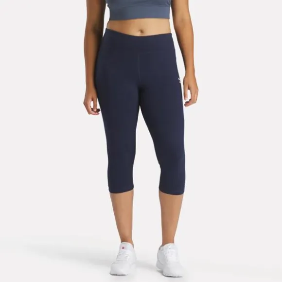 Plus Size (1x-4x) | Leggings & Tights^Reebok Identity Small Logo Cotton Leggings (Plus Size) VectorNavy