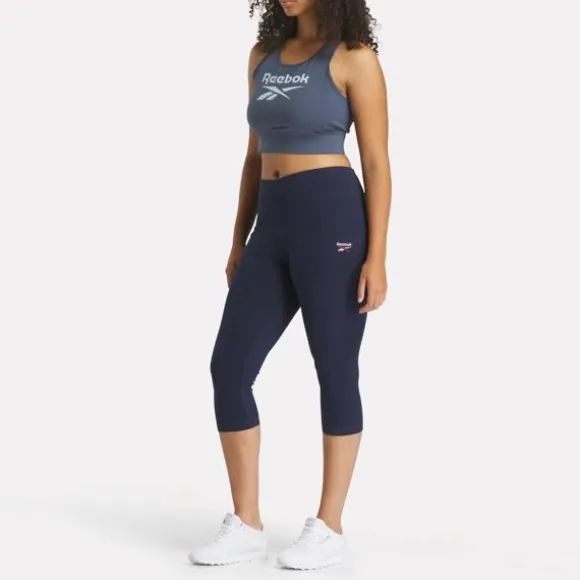 Plus Size (1x-4x) | Leggings & Tights^Reebok Identity Small Logo Cotton Leggings (Plus Size) VectorNavy
