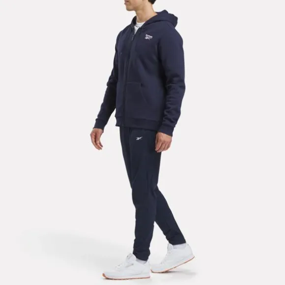 Hoodies & Sweatshirts^Reebok Identity Small Logo Fleece Full-Zip Hoodie VectorNavy