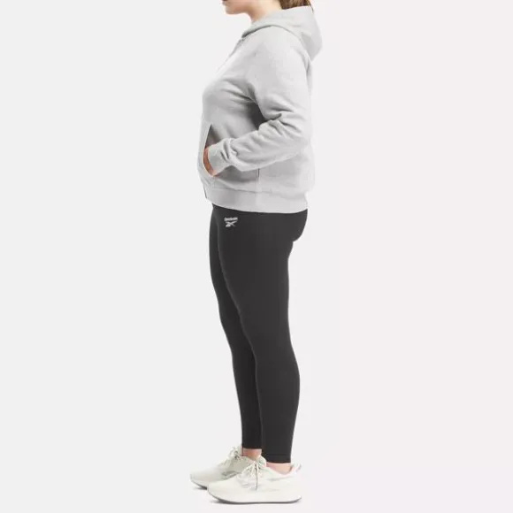 Plus Size (1x-4x) | Hoodies & Sweatshirts^Reebok Identity Small Logo Fleece Full-Zip Sweatshirt (Plus Size) MediumGreyHeather