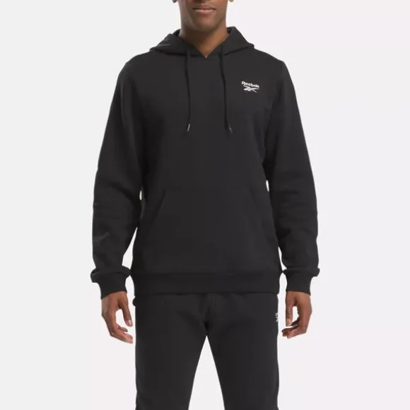 Hoodies & Sweatshirts^Reebok Identity Small Logo Fleece Hoodie Black