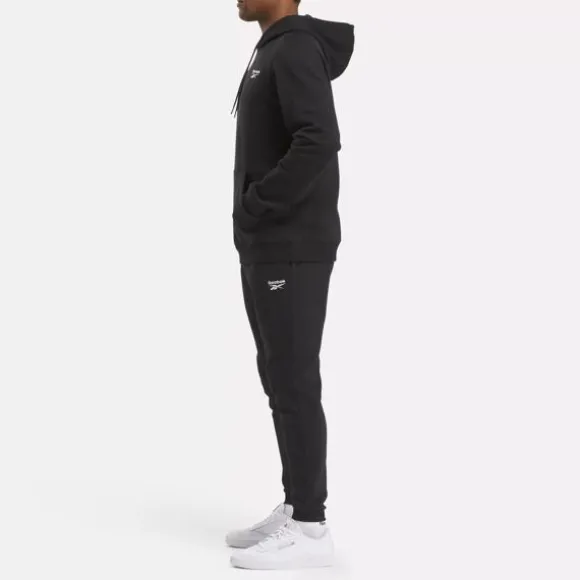 Hoodies & Sweatshirts^Reebok Identity Small Logo Fleece Hoodie Black