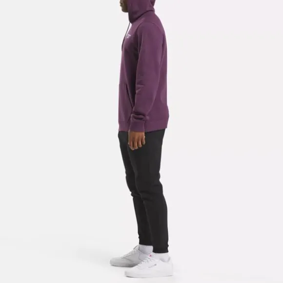 Hoodies & Sweatshirts^Reebok Identity Small Logo Fleece Hoodie MidnightPlum