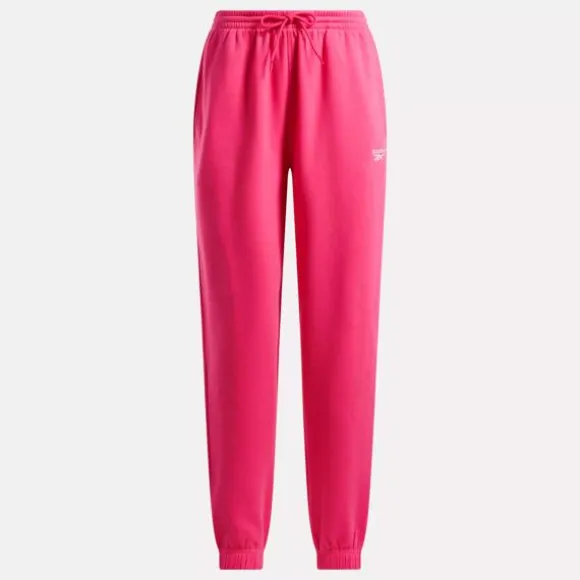 reebok_identity_small_logo_fleece_joggers_3-4.webp Pants & Sweatpants^Reebok Identity Small Logo Fleece Joggers BoldPink