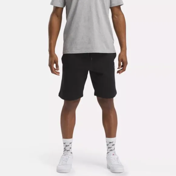 Shorts^Reebok Identity Small Logo Fleece Shorts Black