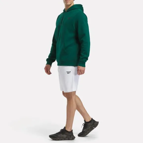 Shorts^Reebok Identity Small Logo Fleece Shorts WHITE