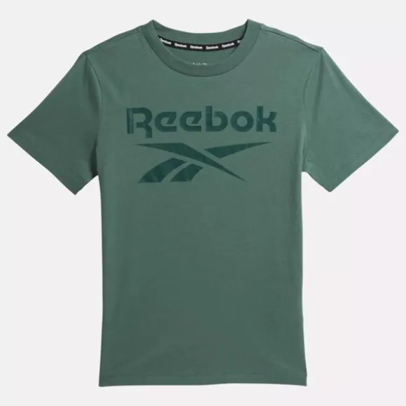 Little Kids' Clothing (sizes 4-7) | Little Kids' Shoes (sizes 10.5k-3)^Reebok Identity T-Shirt - Big Kids Olive