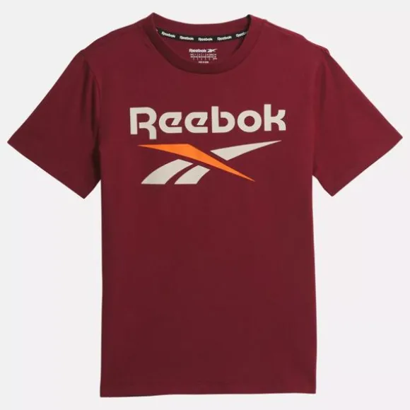 Little Kids' Clothing (sizes 4-7) | Little Kids' Shoes (sizes 10.5k-3)^Reebok Identity T-Shirt - Big Kids Maroon