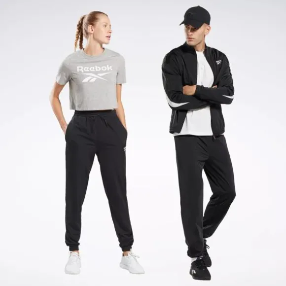 Tracksuits | Pants & Sweatpants^Reebok Identity Vector Knit Track Pants NightBlack