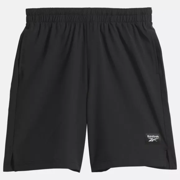 Little Kids' Clothing (sizes 4-7) | Little Kids' Shoes (sizes 10.5k-3)^Reebok Identity Woven Shorts - Big Kids BLACK