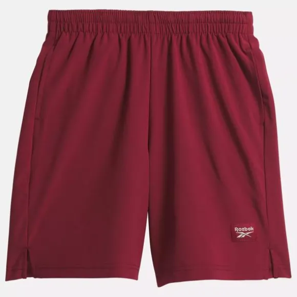 Little Kids' Clothing (sizes 4-7) | Little Kids' Shoes (sizes 10.5k-3)^Reebok Identity Woven Shorts - Big Kids Maroon