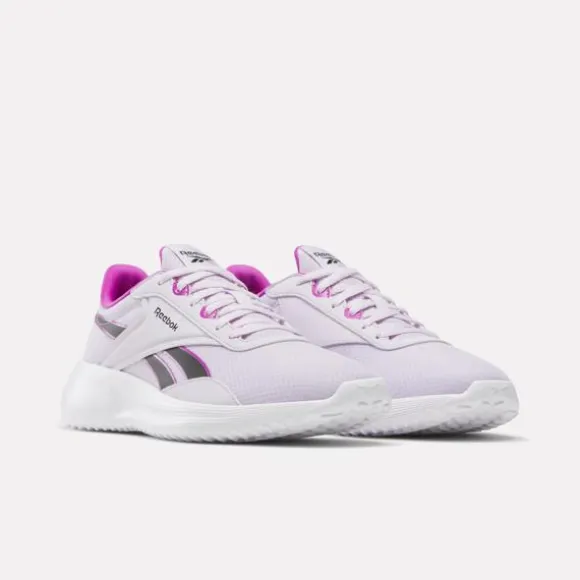 Running^Reebok Lite 4 Shoes DigitalGleam/PurpleRave/Black