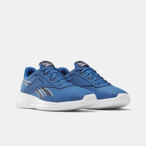 Running^Reebok Lite 4 Shoes TwilightBlue/VectorNavy/White