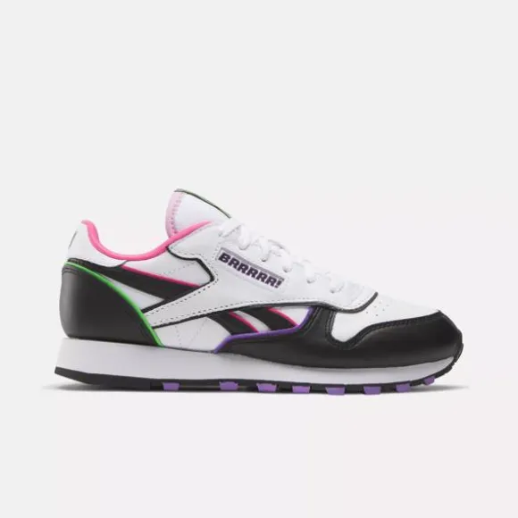 Big Kids' Shoes (sizes 3.5-7) | Big Kids' Shoes (sizes 3.5-7)^Reebok x Anuel AA Classic Leather Shoes  - Grade School Black/White/Pink