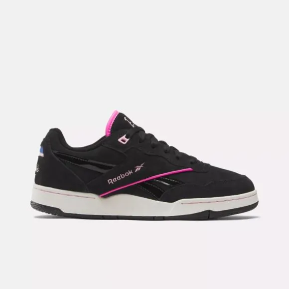 Shoes Under $100 | Basketball^Reebok x Barbie BB 4000 II Basketball Shoes Black/Black/PinkParadise