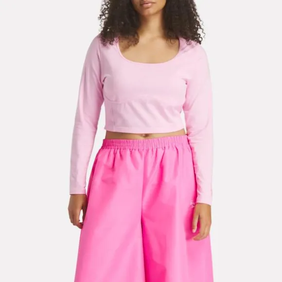 Plus Size (1x-4x) | Tops & T-shirts^Reebok x Barbie Crop Top (Plus Size) AstroRose