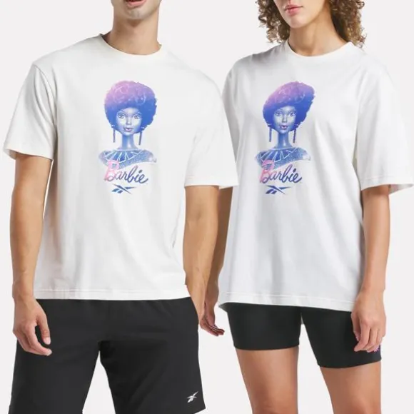 Tops & T-shirts | Tops & T-shirts^Reebok x Barbie Graphic T-Shirt Chalk