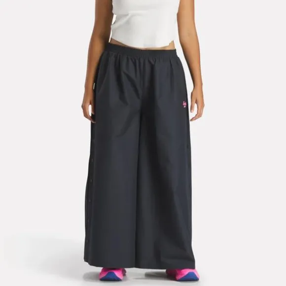 Plus Size (1x-4x) | Pants & Sweatpants^Reebok x Barbie Wide Leg Track Pants (Plus Size) Black