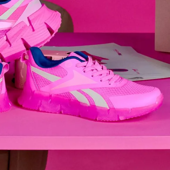 Little Kids' Shoes (sizes 10.5k-3) | Little Kids' Shoes (sizes 10.5k-3)^Reebok x Barbie Zig N' Glow Shoes - Preschool PinkParadise/PinkParadise/AstroRose