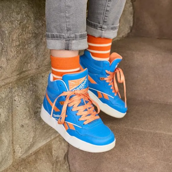 Little Kids' Shoes (sizes 10.5k-3) | Little Kids' Shoes (sizes 10.5k-3)^Reebok x Blippi BB 4000 II Mid Basketball Shoes - Preschool Blue/Orange/White