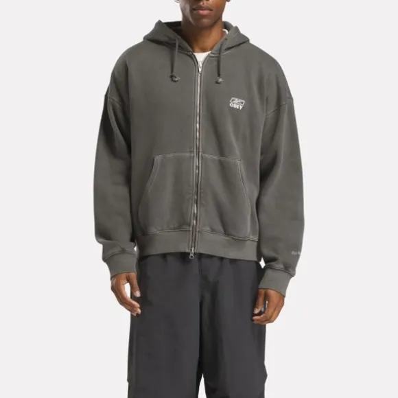 Hoodies & Sweatshirts | Hoodies & Sweatshirts^Reebok x OBEY Zip-Up Hoodie